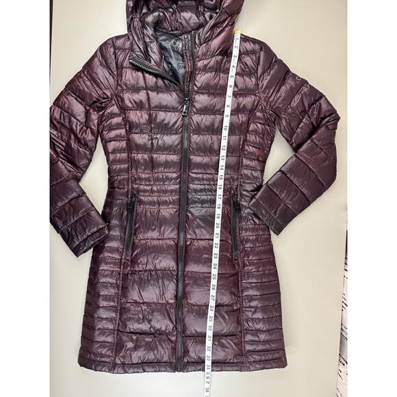Calvin Klein Womens Packable Lightweight Premium Down Puffer Jacket XS Purple - Picture 7 of 16